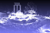 Image en 3D de la Tholos de Delphes