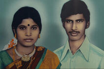 photo couleur d'un couple d'Indiens