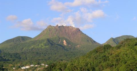 Volcan La Soufrière en Guadeloupe