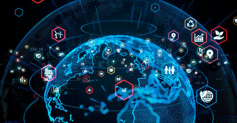 illustration concept de technologie environnementale