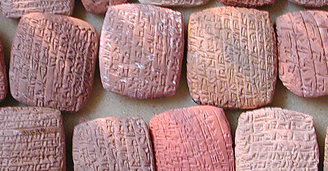 Collection de tablettes du musée des civilisations anatoliennes à Ankara, photo © Cécile Michel / Mission archéologique de Kültepe