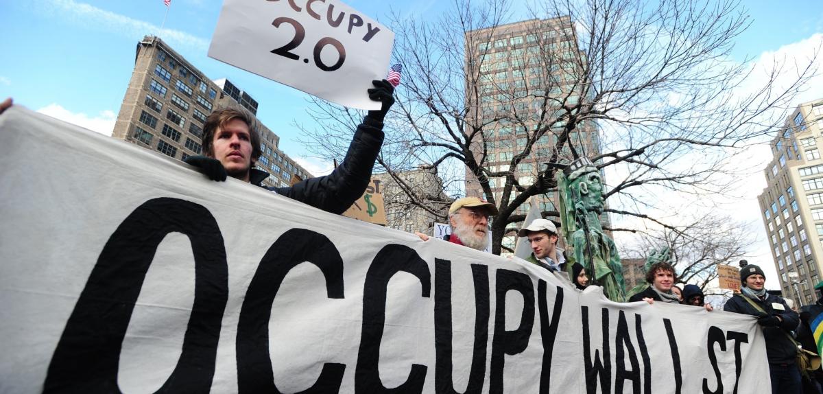 Manifestation Occupy Wall Street à New York