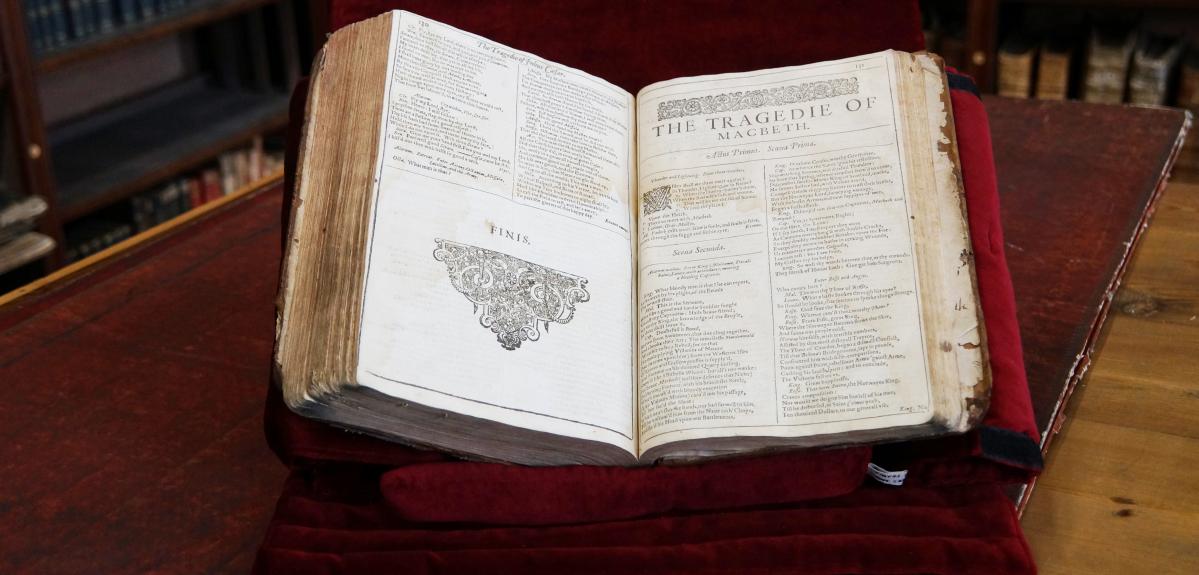 First Folio de Shakespeare