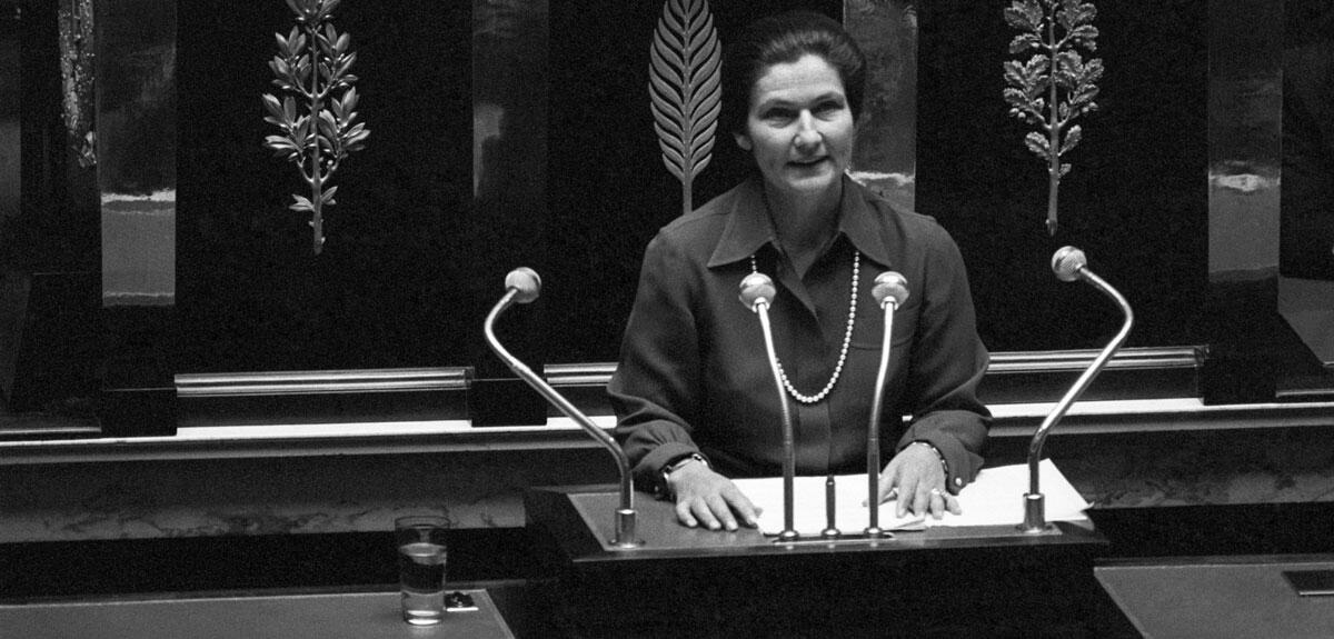 ©Gibert Uzan / Gamma-Rapho Simone Veil en 1974 © Gibert Uzan / Gamma-Rapho