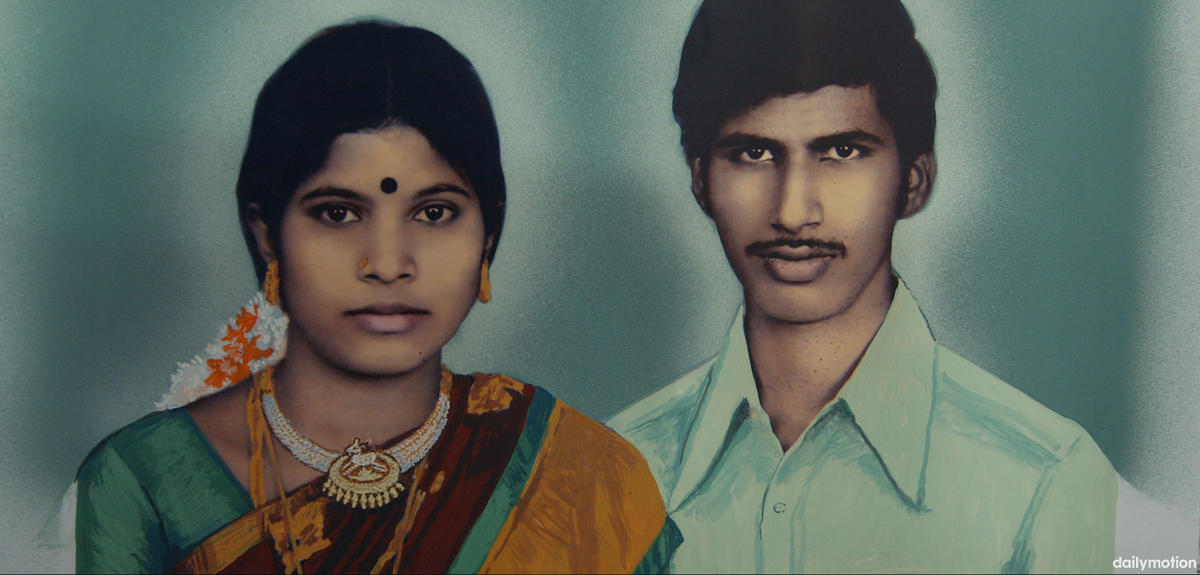 photo couleur d'un couple d'Indiens