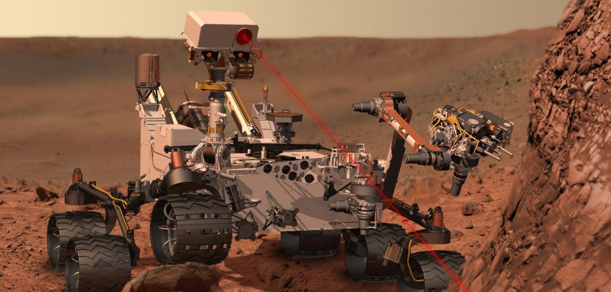 Analyse de la composition des roches sur la planète Mars par l’instrument ChemCam