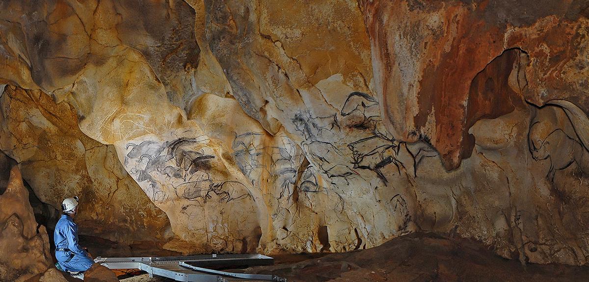 Relevé géomorphologique de la grotte Chauvet