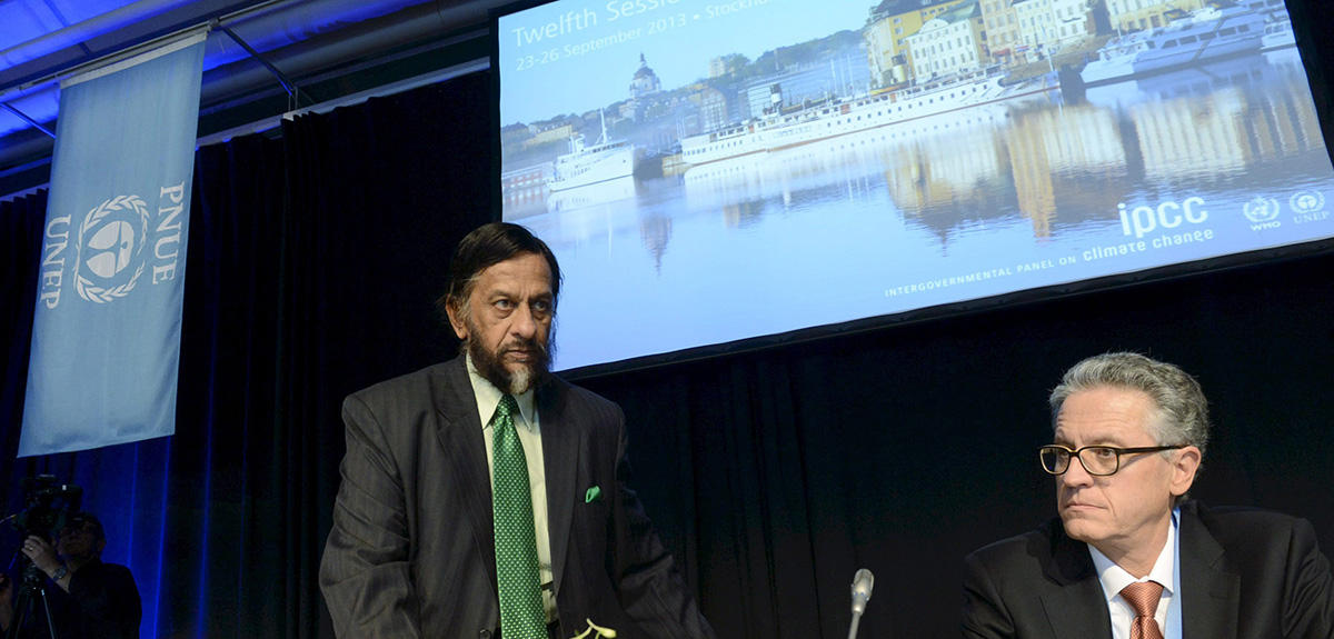 Session de travail du Giec à Stockholm en 2013