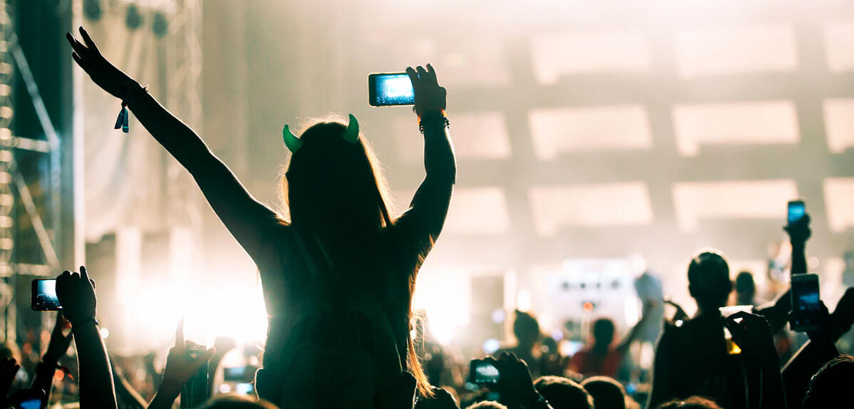 ©NDAB Creativity / Shutterstock foule en concert © NDAB Creativity / Shutterstock