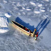 Sortie en canot en baie du Haha © Sébastien Kuchly, BicWin2024, Laboratoire PMMH, CNRS