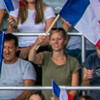Des supporters dans un stade